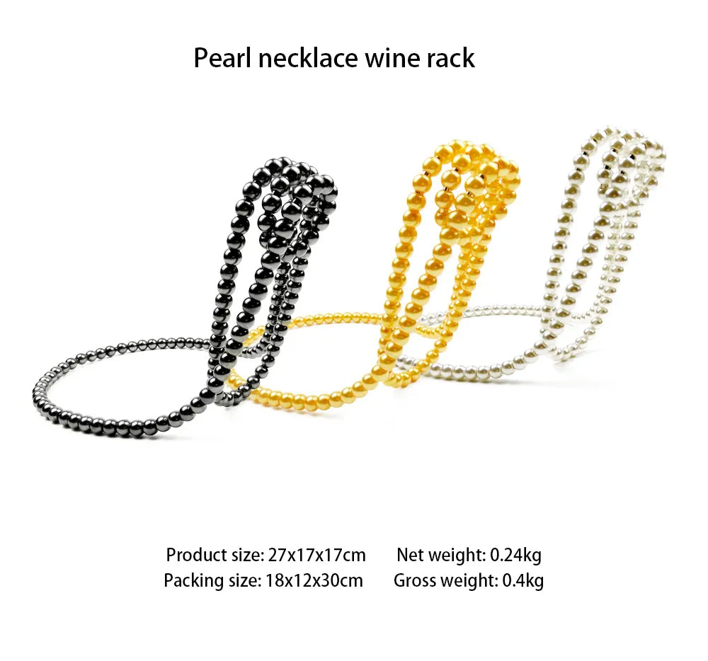 Creative Wine Rack Pearl Necklace