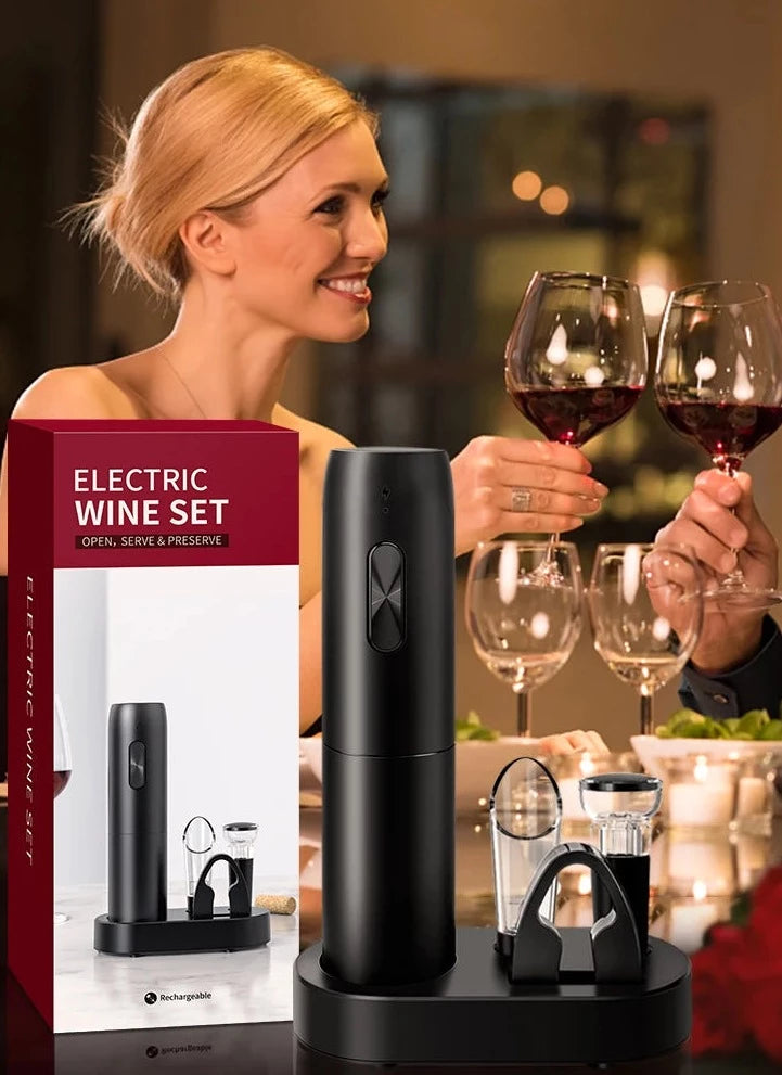 Electric Wine Opener Set