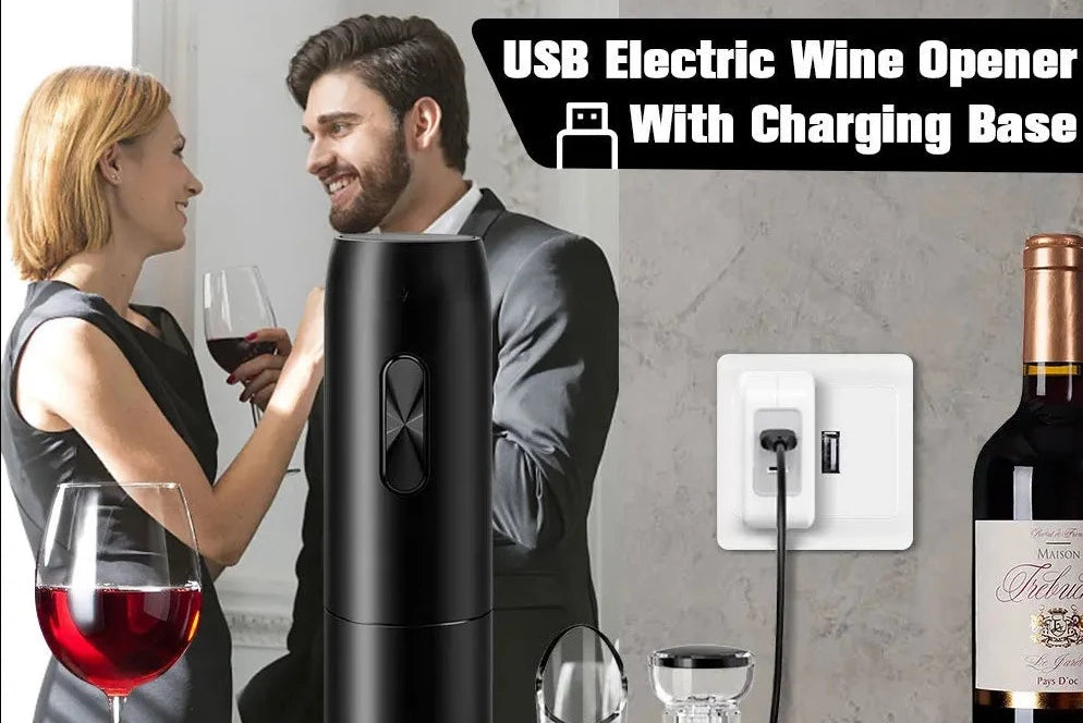 Electric Wine Opener Set