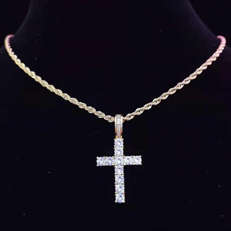 Divine Glow Cross Pendant