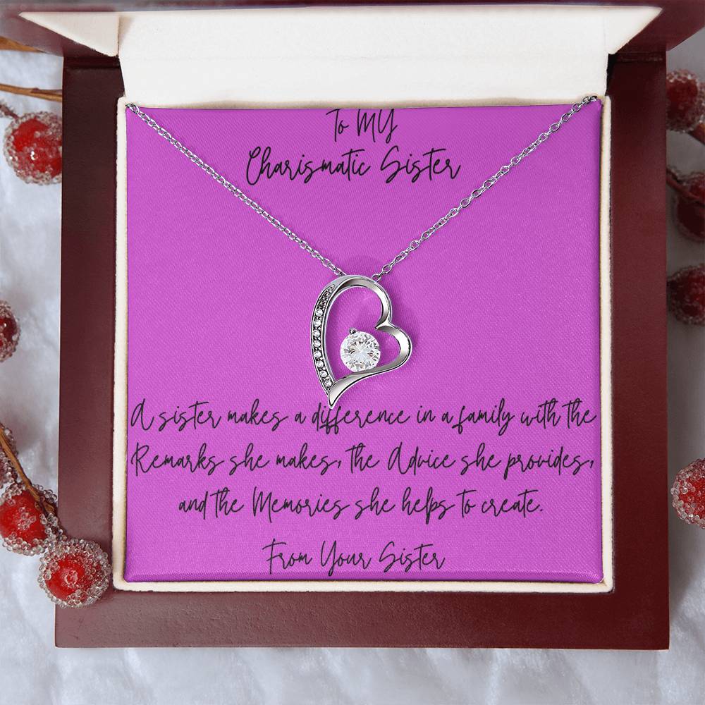 Forever Love Necklace - To My Charismatic Sister