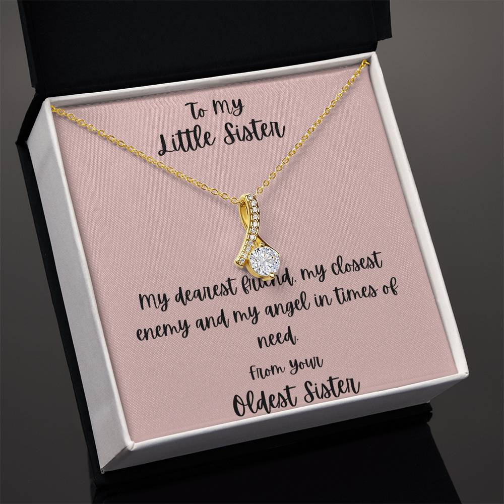 Alluring Beauty Necklace - To My Little Sister