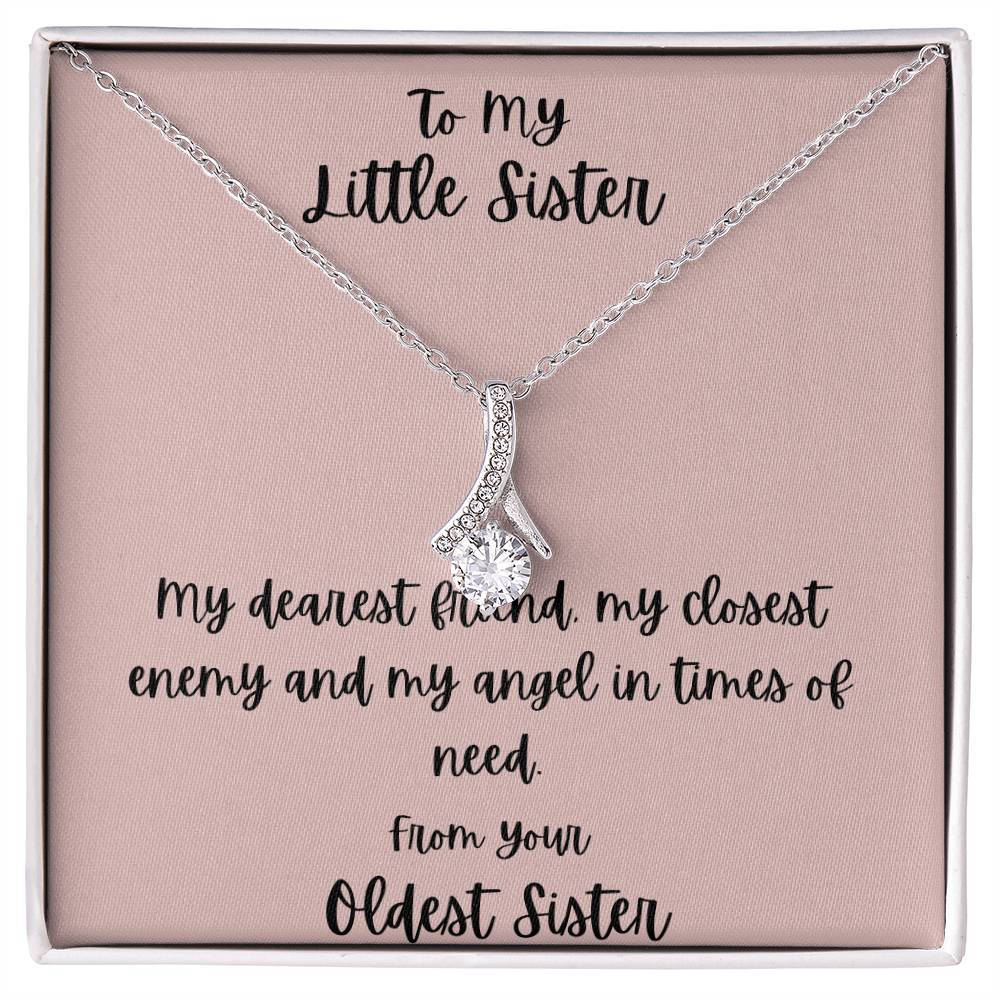 Alluring Beauty Necklace - To My Little Sister