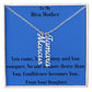 Multi Vertical Name Necklace (w/MC) -To My Diva Mother