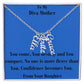 Multi Vertical Name Necklace (w/MC) -To My Diva Mother