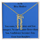 Multi Vertical Name Necklace (w/MC) -To My Diva Mother