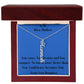 Multi Vertical Name Necklace (w/MC) -To My Diva Mother